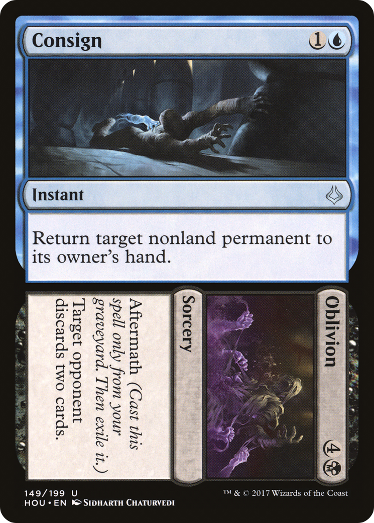Consign // Oblivion (HOU-149) [Hour of Devastation] MTG Single Wizards of the Coast