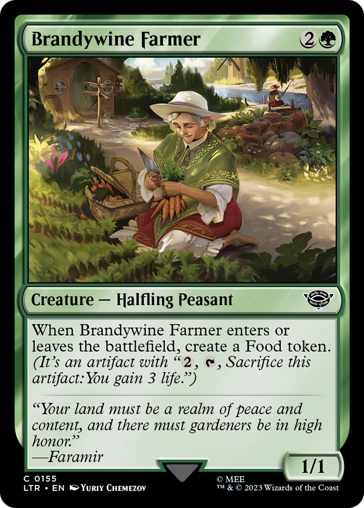 Brandywine Farmer (LTR-155) [The Lord of the Rings: Tales of Middle-earth] Foil MTG Single Wizards of the Coast