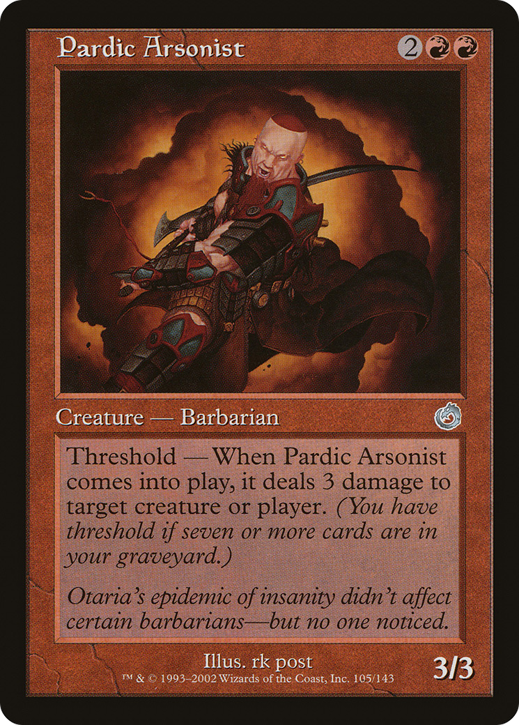 Pardic Arsonist (TOR-105) [Torment] MTG Single Wizards of the Coast