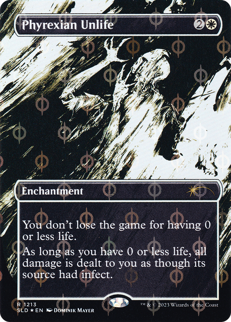 Phyrexian Unlife (SLD-1213) [Secret Lair] Drop (Borderless) Foil MTG Single Wizards of the Coast