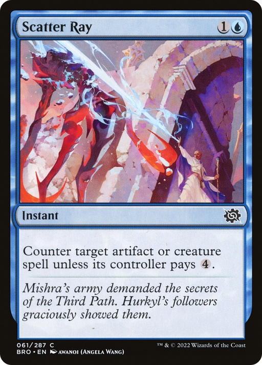 Scatter Ray (BRO-061) [The Brothers' War] Foil MTG Single Wizards of the Coast