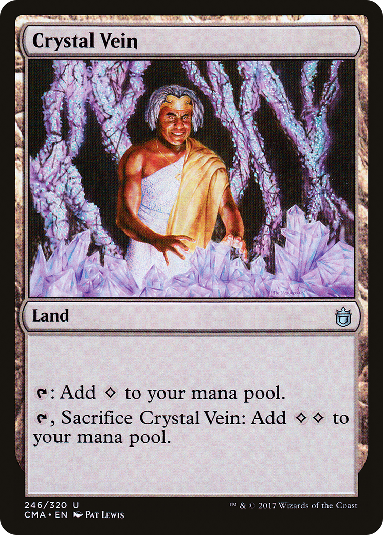 Crystal Vein (CMA-246) [Commander Anthology] MTG Single Wizards of the Coast
