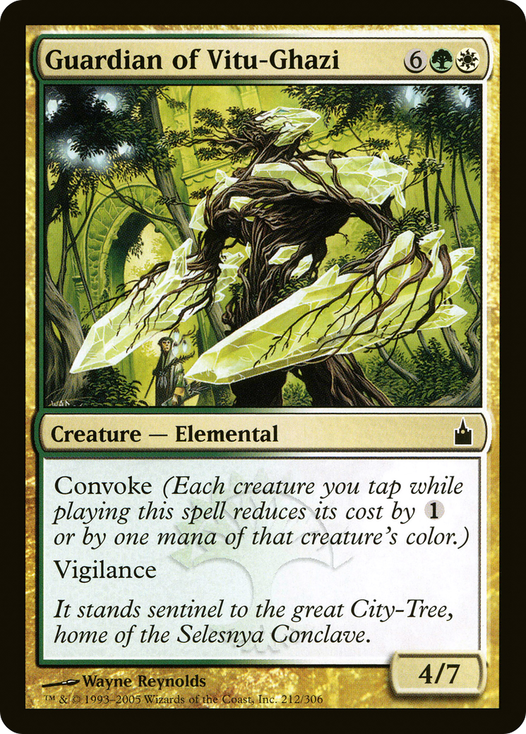 Guardian of Vitu-Ghazi (RAV-212) [Ravnica: City of Guilds] MTG Single Wizards of the Coast