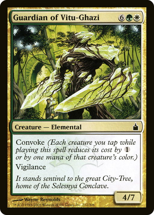 Guardian of Vitu-Ghazi (RAV-212) [Ravnica: City of Guilds] MTG Single Wizards of the Coast