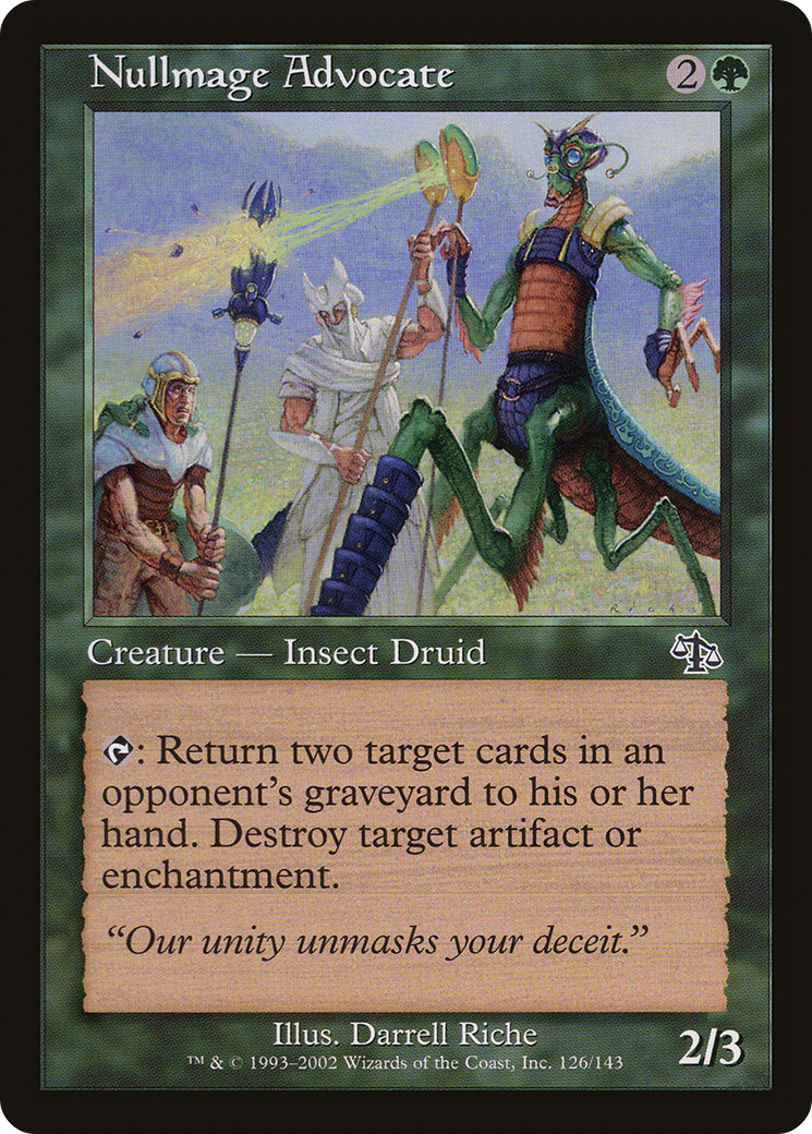 Nullmage Advocate [Judgment] MTG Single Magic: The Gathering