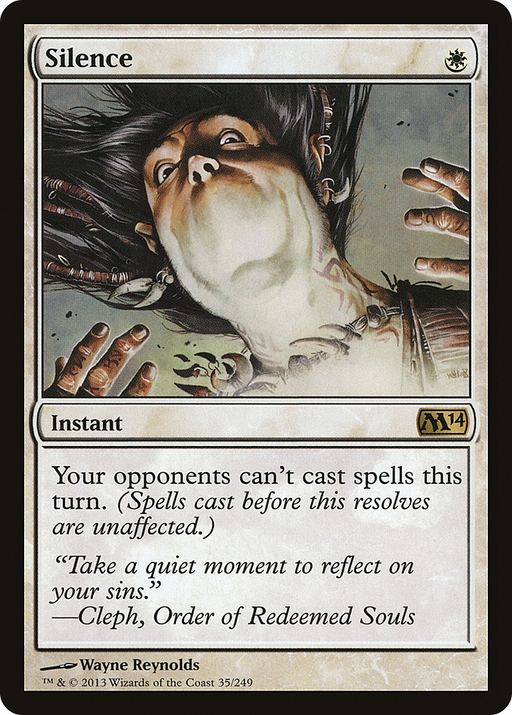 Silence (M14-035) [Magic 2014] MTG Single Wizards of the Coast