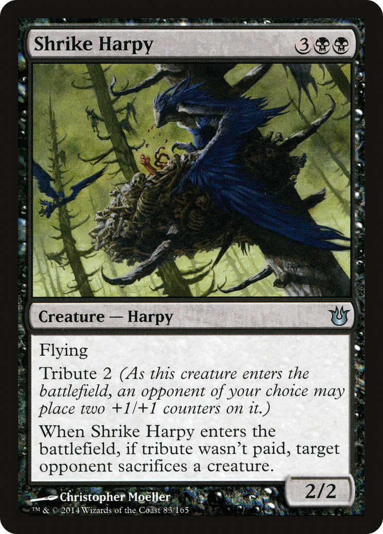 Shrike Harpy (BNG-083) [Born of the Gods] Foil MTG Single Wizards of the Coast