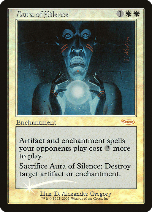 Aura of Silence (FNM-008) [Misc] Friday Night Magic 2002 Foil MTG Single Wizards of the Coast
