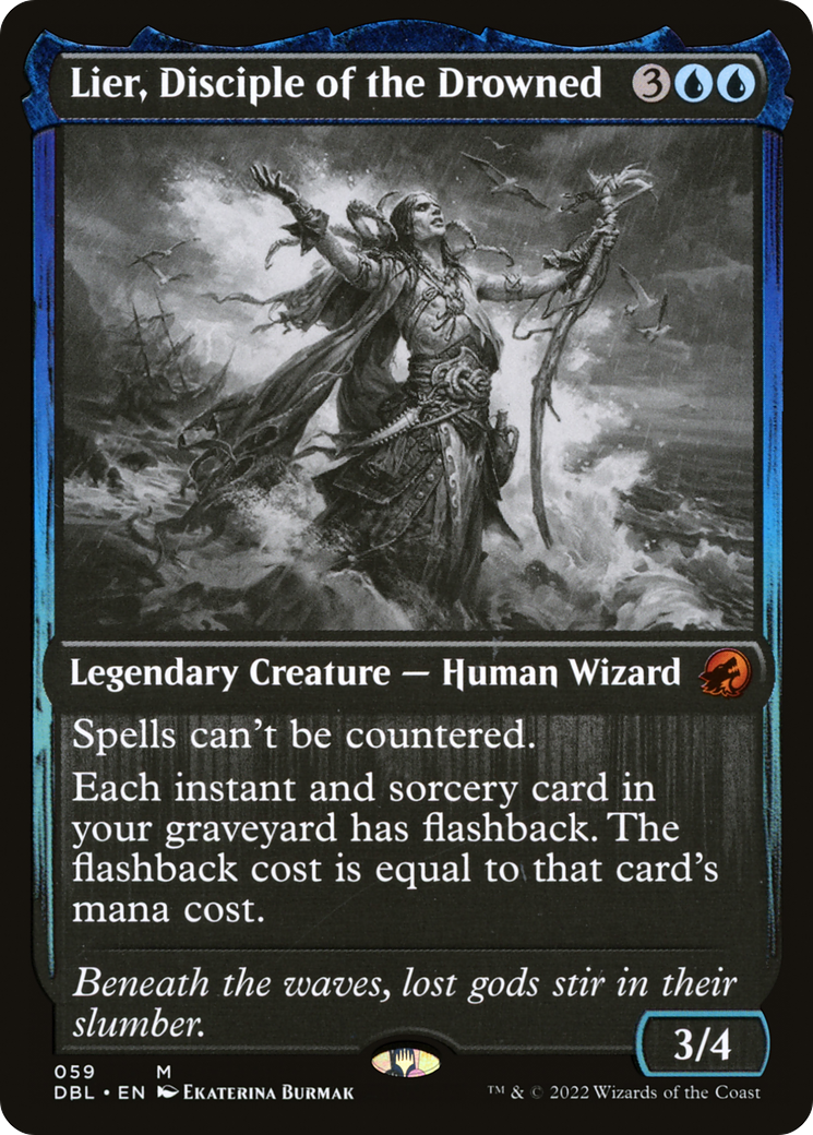 Lier, Disciple of the Drowned (DBL-059) [Innistrad: Double Feature] MTG Single Wizards of the Coast