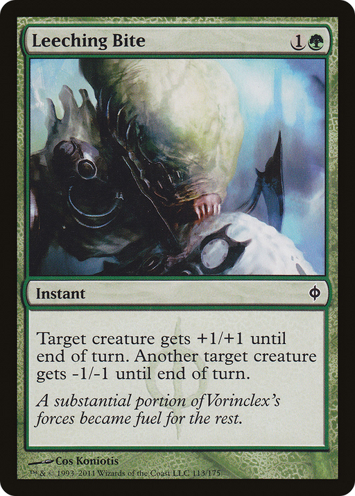 Leeching Bite (NPH-113) [New Phyrexia] MTG Single Wizards of the Coast