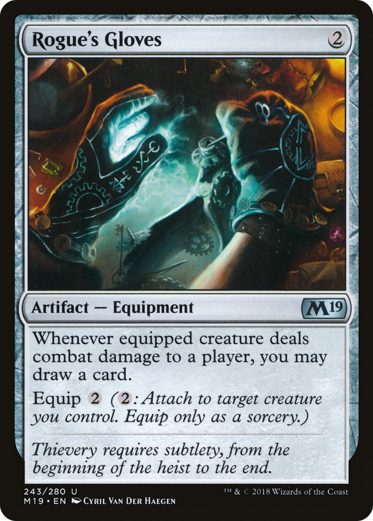 Rogue's Gloves (M19-243) [Core Set 2019] MTG Single Wizards of the Coast