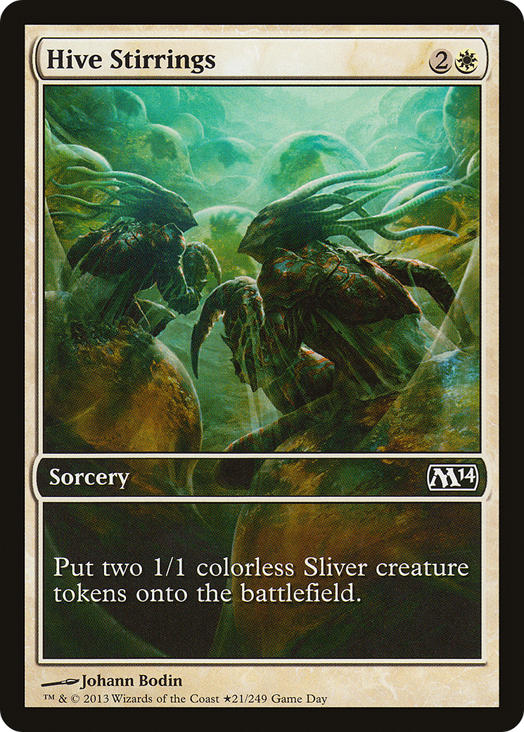 Hive Stirrings (GAME-021) [Magic 2014 Promos] MTG Single Wizards of the Coast
