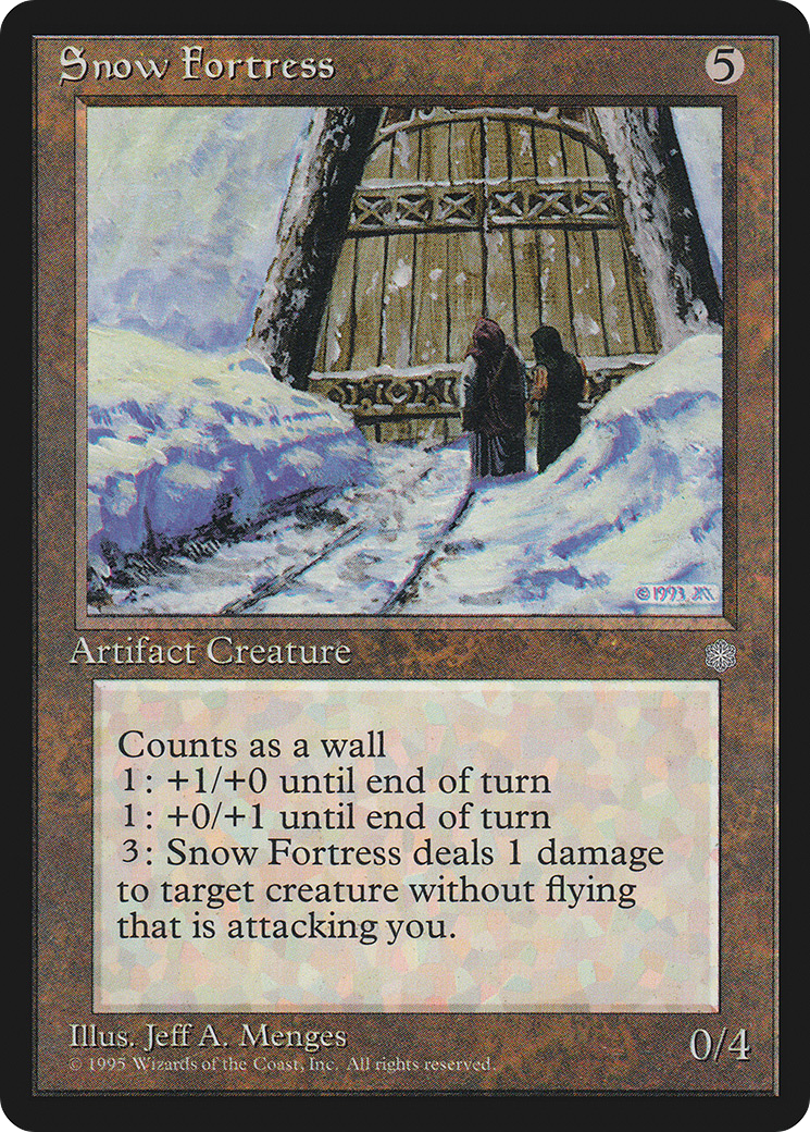 Snow Fortress (ICE-337) [Ice Age] MTG Single Wizards of the Coast