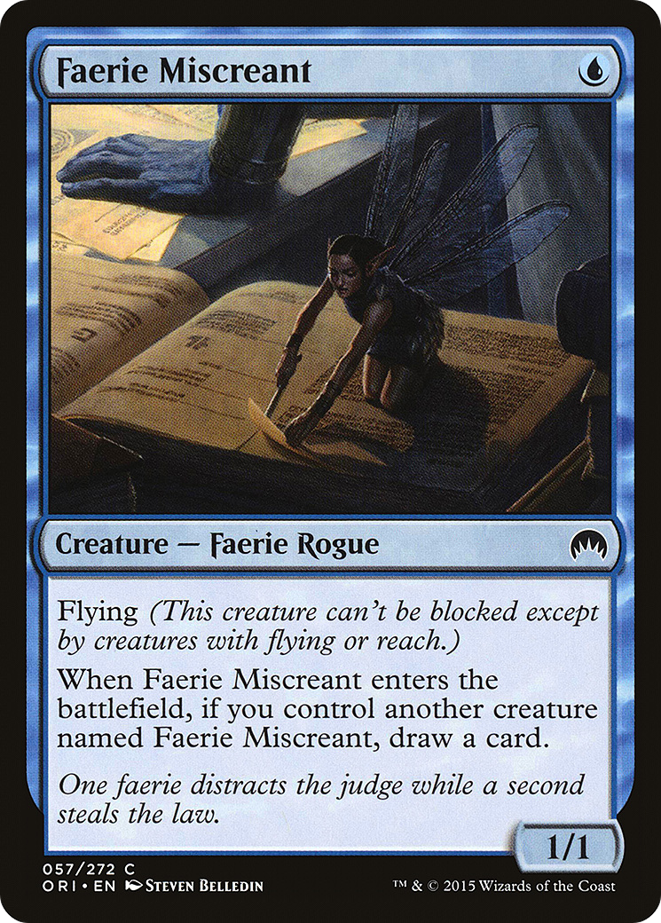 Faerie Miscreant (ORI-057) [Magic Origins] Foil MTG Single Wizards of the Coast