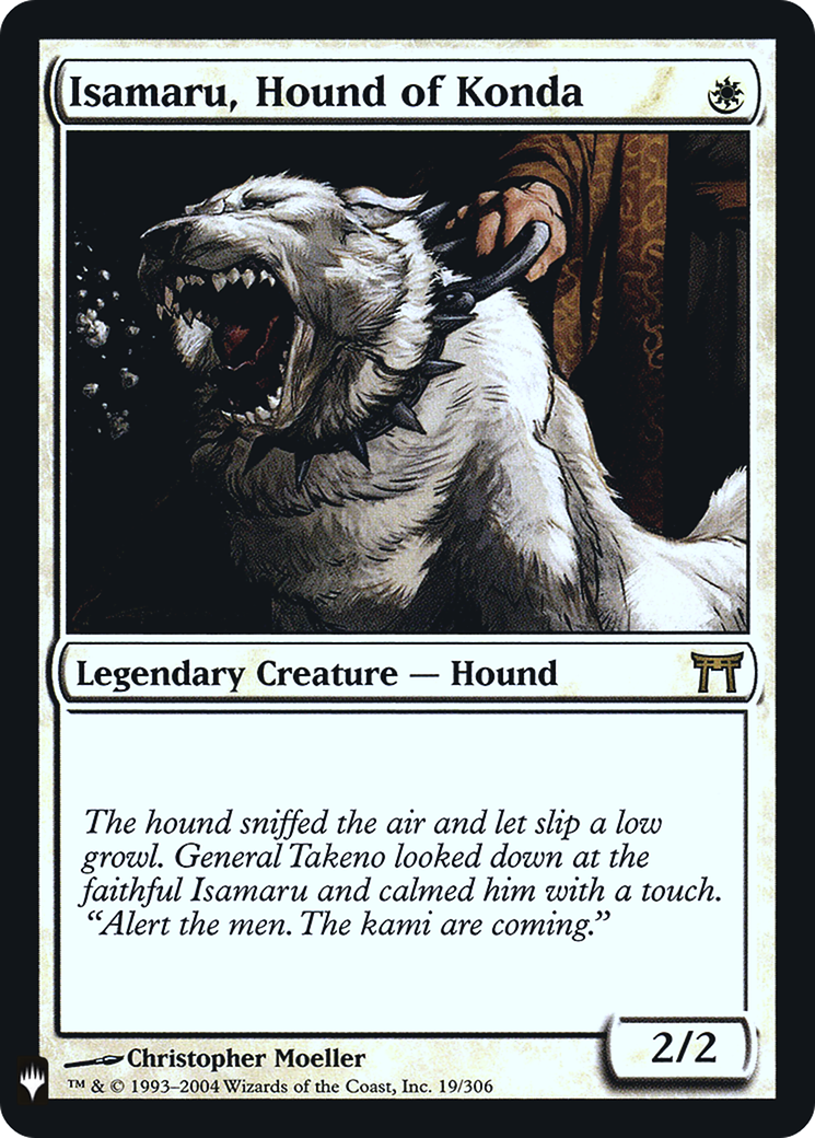 Isamaru, Hound of Konda (LIST-019) [Mystery Booster] The List Foil MTG Single Wizards of the Coast