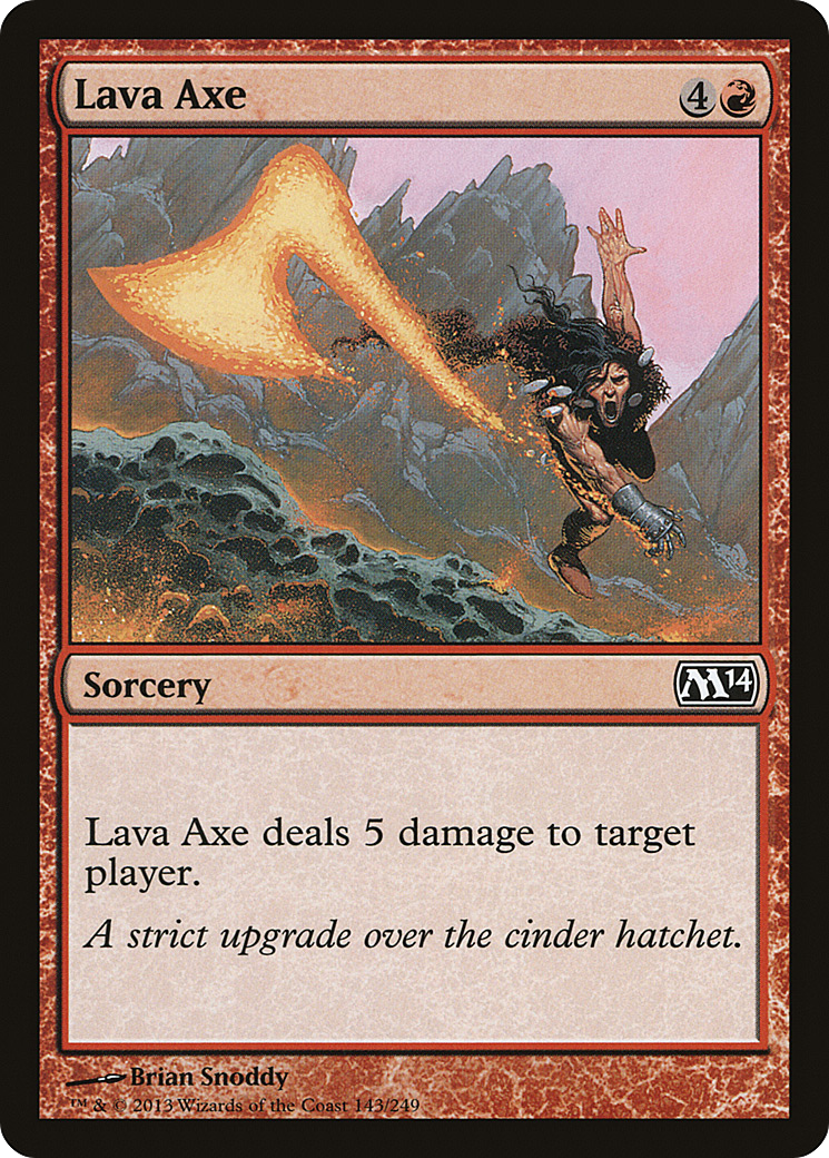 Lava Axe [Magic 2014] MTG Single Magic: The Gathering