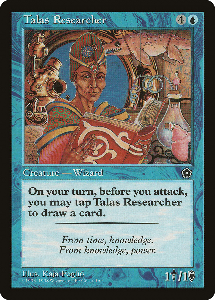 Talas Researcher (P02-051) [Misc] Portal Second Age MTG Single Wizards of the Coast