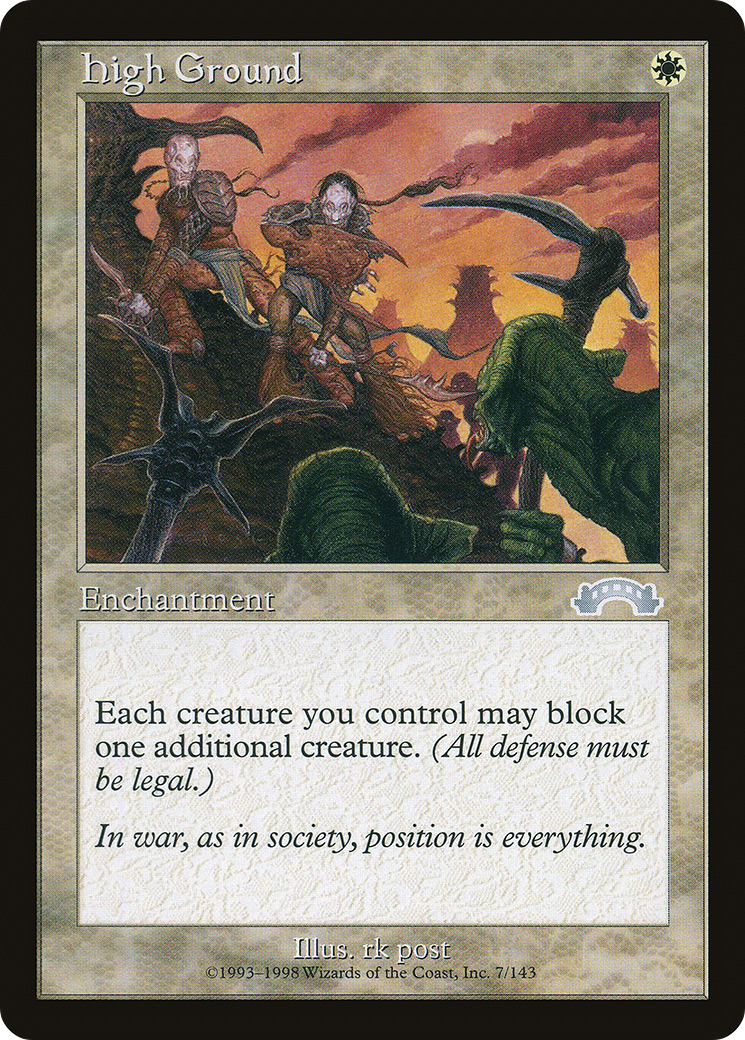 High Ground (EXO-007) [Exodus] MTG Single Wizards of the Coast