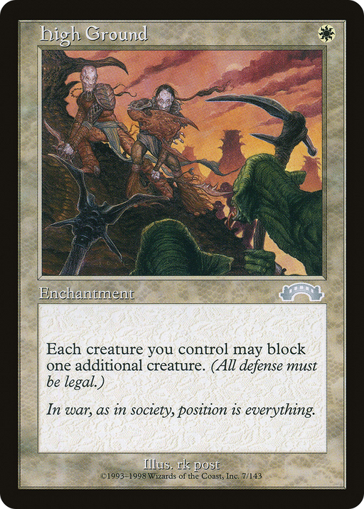 High Ground (EXO-007) [Exodus] MTG Single Wizards of the Coast