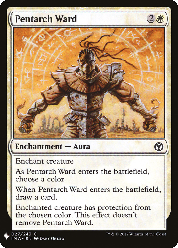Pentarch Ward (LIST-IMA-27) [Mystery Booster] The List MTG Single Wizards of the Coast