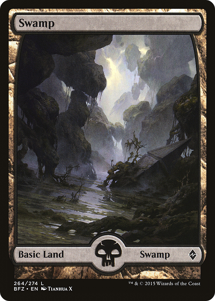 Swamp (BFZ-264) [Battle for Zendikar] MTG Single Wizards of the Coast