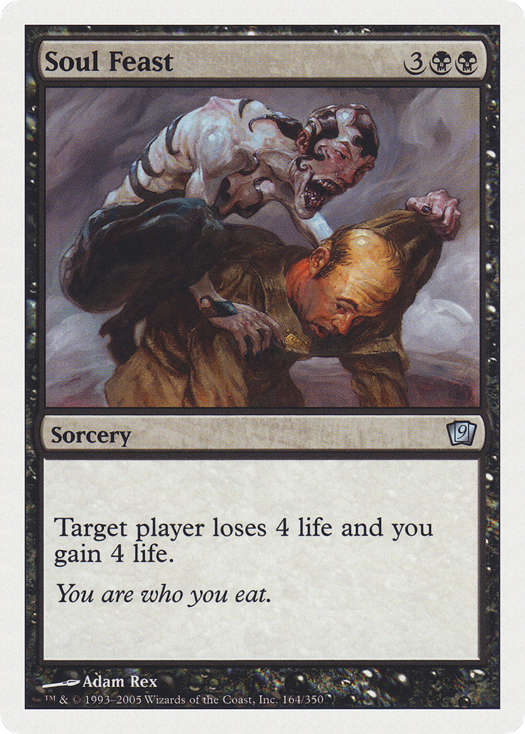 Soul Feast (9ED-) [9th Edition] MTG Single Wizards of the Coast