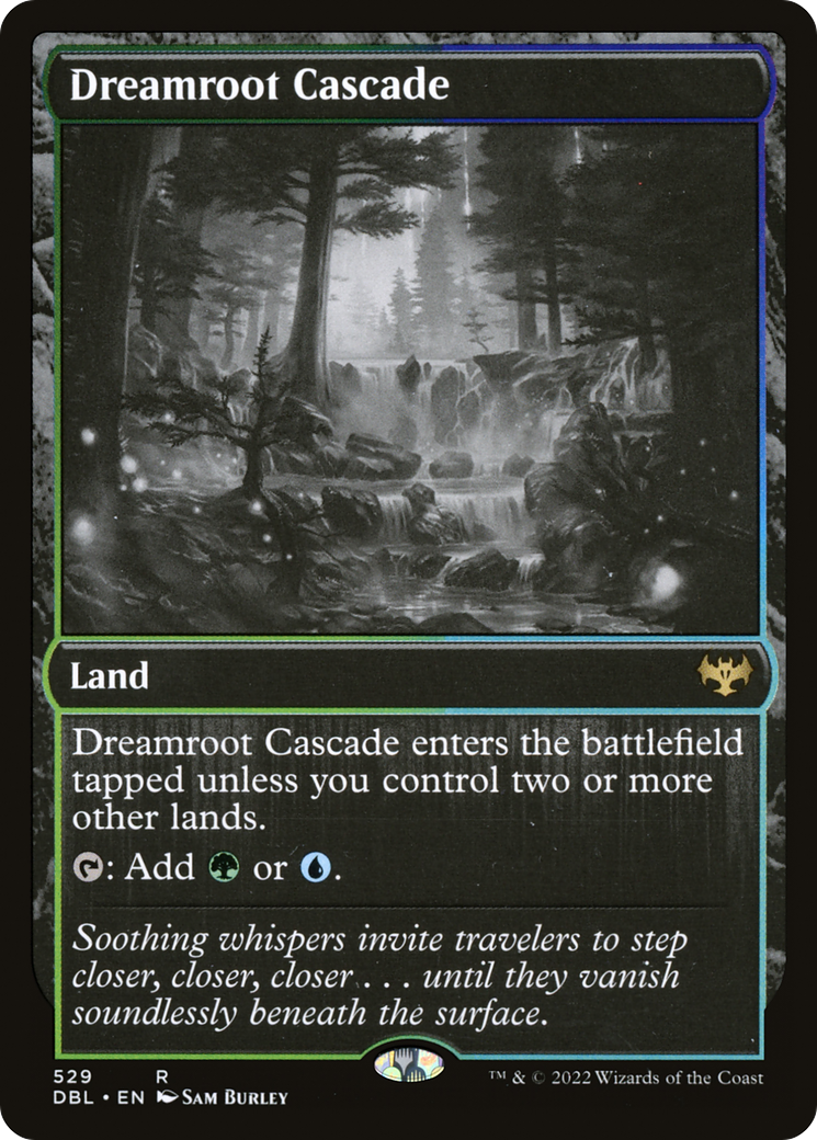 Dreamroot Cascade (DBL-529) [Innistrad: Double Feature] Foil MTG Single Wizards of the Coast
