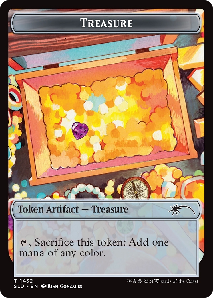 Treasure (SLD-1432) [Secret Lair] Drop MTG Single Wizards of the Coast