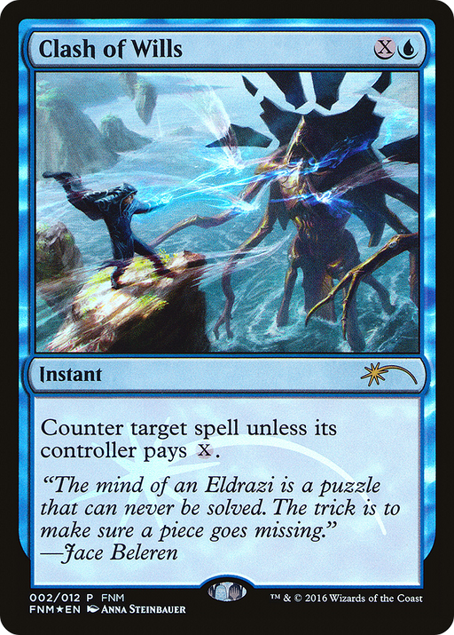 Clash of Wills (FNM-002) [Misc] Friday Night Magic 2016 Foil MTG Single Wizards of the Coast
