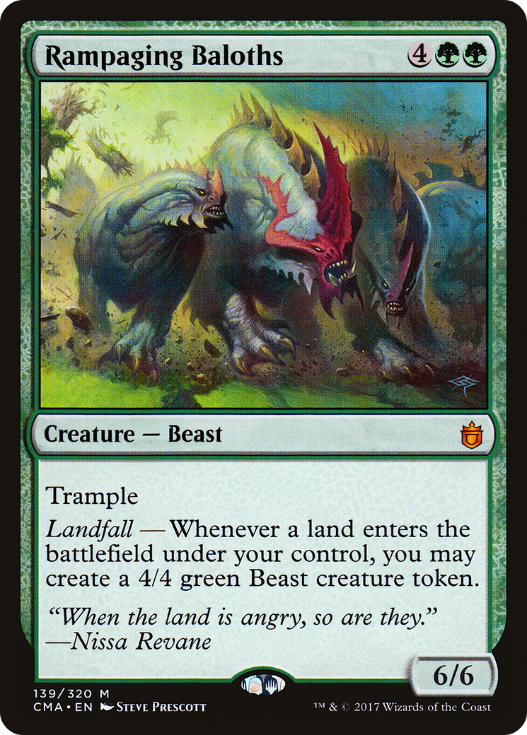 Rampaging Baloths (CMA-139) [Commander Anthology] MTG Single Wizards of the Coast
