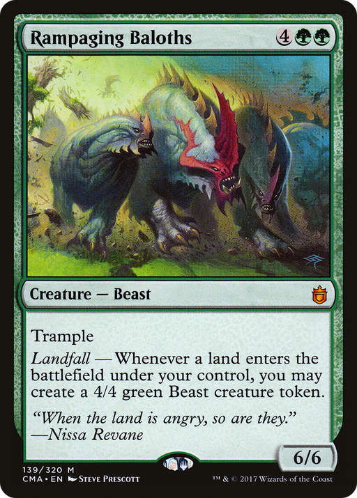 Rampaging Baloths (CMA-139) [Commander Anthology] MTG Single Wizards of the Coast