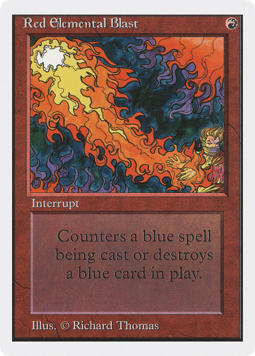 Red Elemental Blast (2ED-) [Oldschool] Unlimited Edition MTG Single Wizards of the Coast