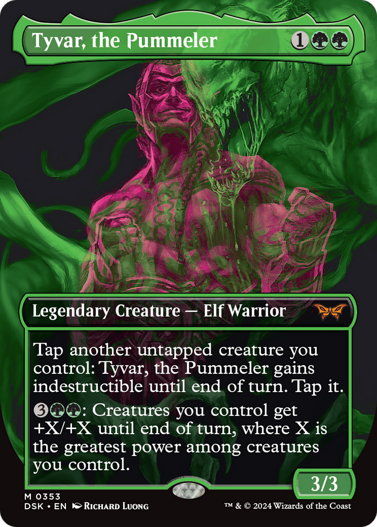 Tyvar, the Pummeler (DSK-353) [Duskmourn: House of Horror] (Borderless) MTG Single Wizards of the Coast