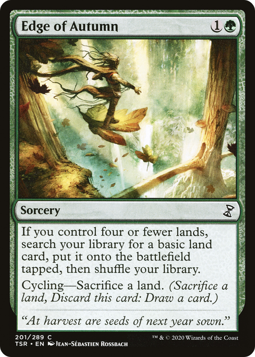 Edge of Autumn (TSR-201) [Time Spiral Remastered] Foil MTG Single Wizards of the Coast