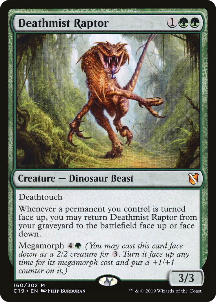 Deathmist Raptor (C19-160) [Commander 2019] MTG Single Wizards of the Coast