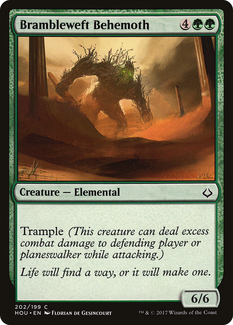 Brambleweft Behemoth (HOU-202) [Hour of Devastation] MTG Single Wizards of the Coast