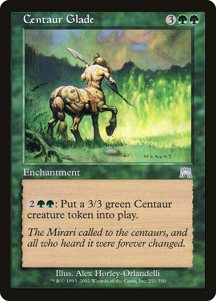 Centaur Glade (ONS-251) [Onslaught] Foil MTG Single Wizards of the Coast