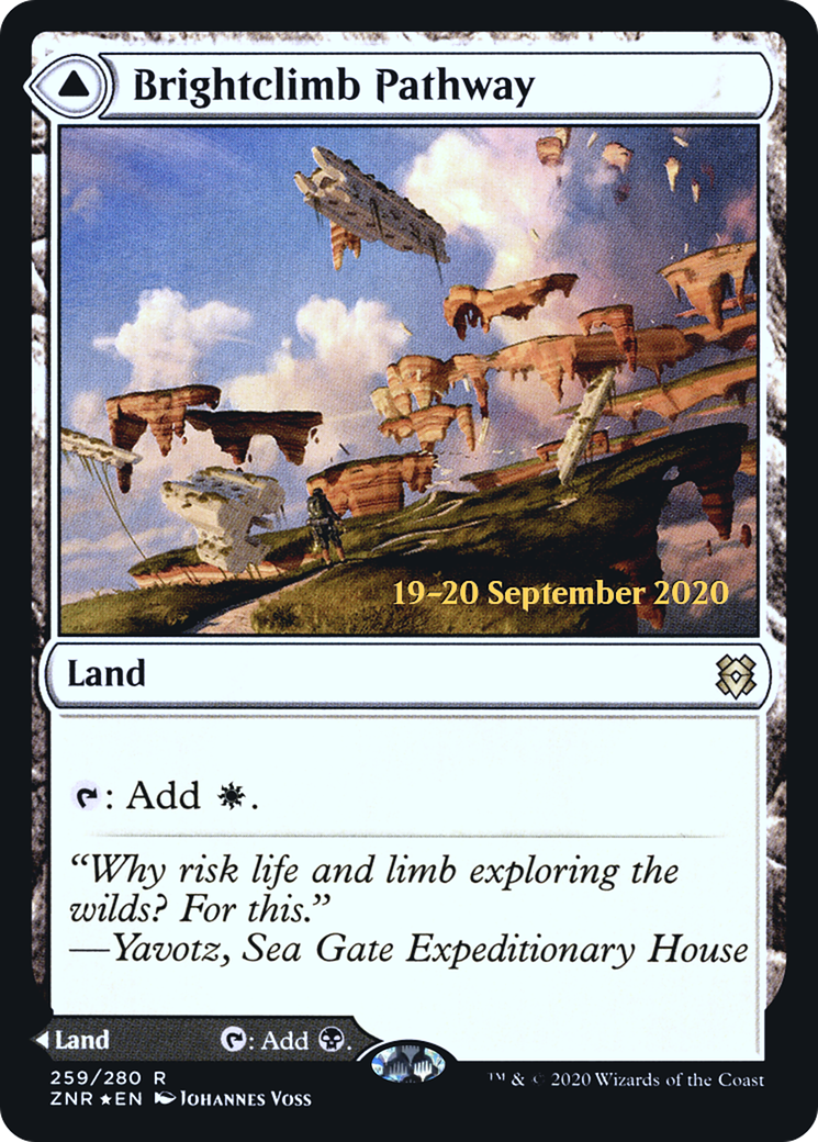 Brightclimb Pathway (PRE-259) [Zendikar Rising Promos] Foil MTG Single Wizards of the Coast