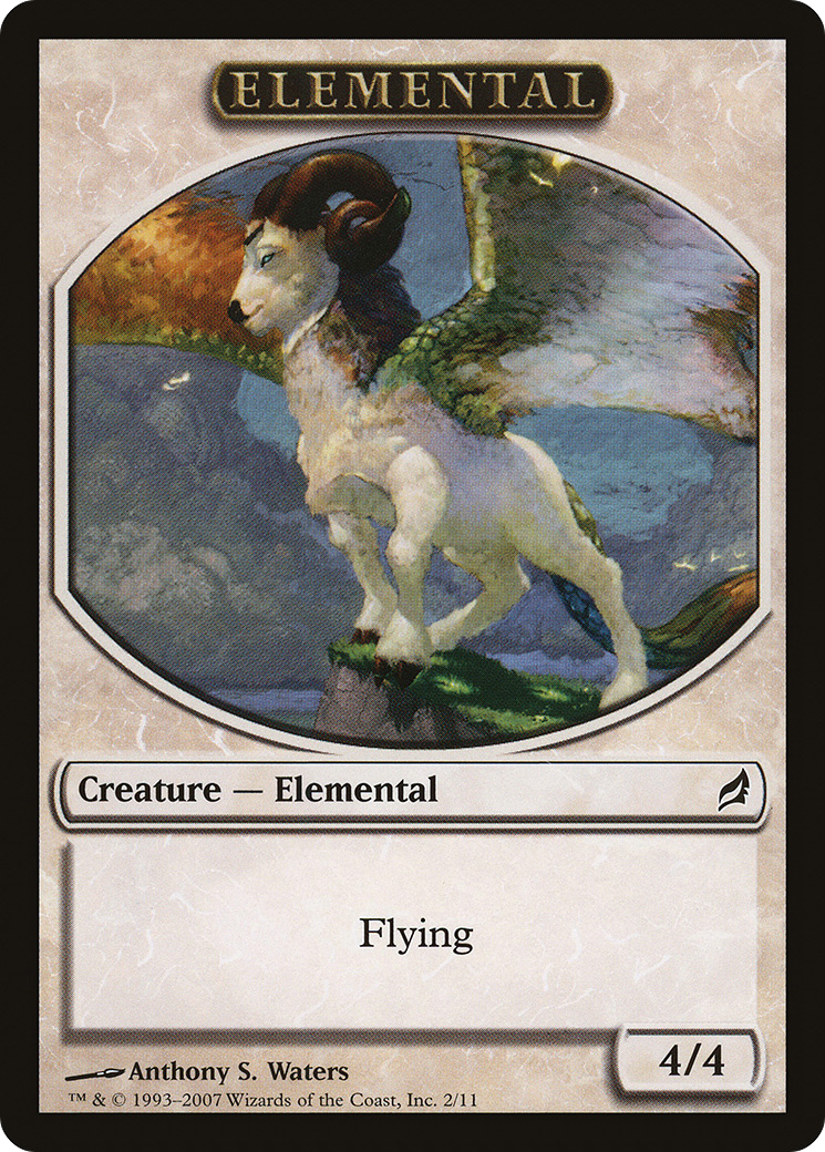 Elemental Token (2) (LRW-002) [Tokens] Lorwyn Tokens MTG Single Wizards of the Coast