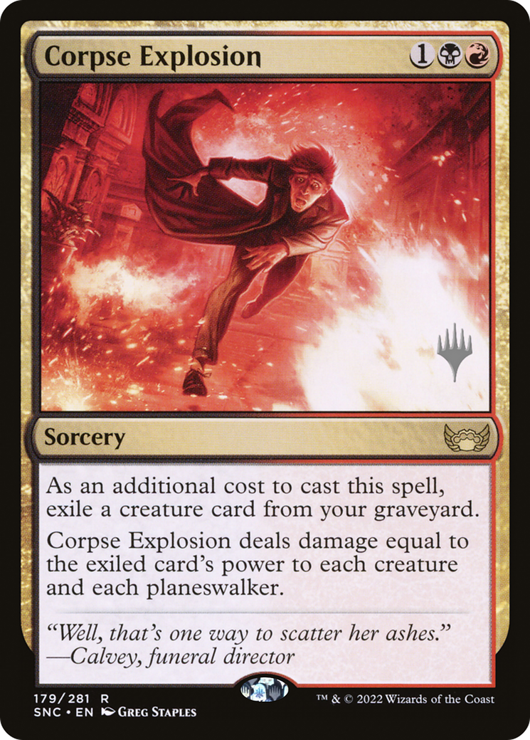 Corpse Explosion (PPSNC-179P) [Streets of New Capenna Promos] Foil MTG Single Wizards of the Coast
