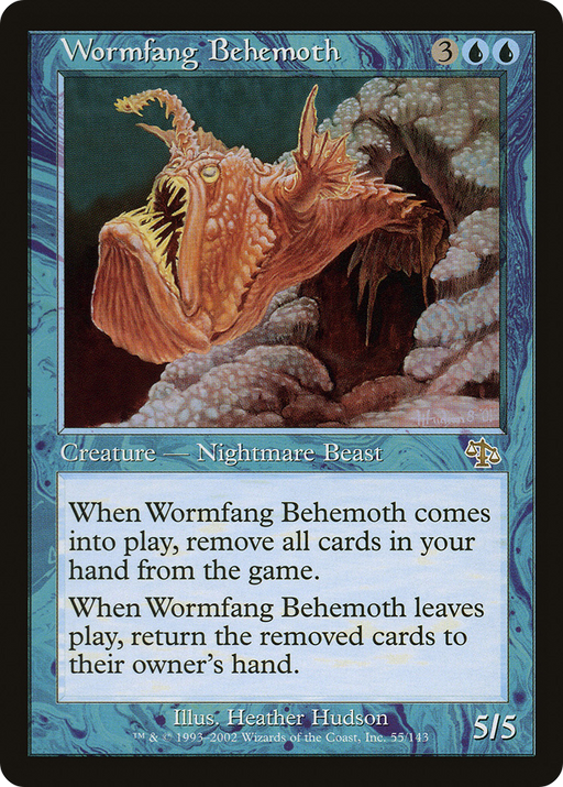 Wormfang Behemoth (JUD-055) [Judgment] MTG Single Wizards of the Coast