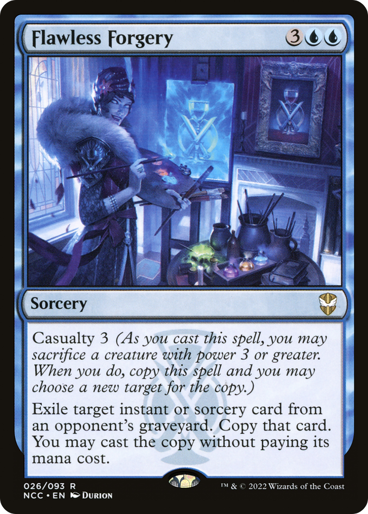 Flawless Forgery (NCC-026) [New Capenna Commander] MTG Single Wizards of the Coast