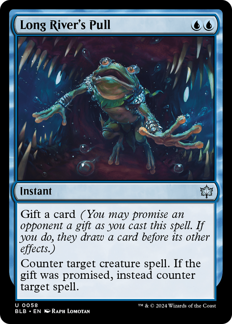 Long River's Pull (BLB-058) [Bloomburrow] MTG Single Wizards of the Coast