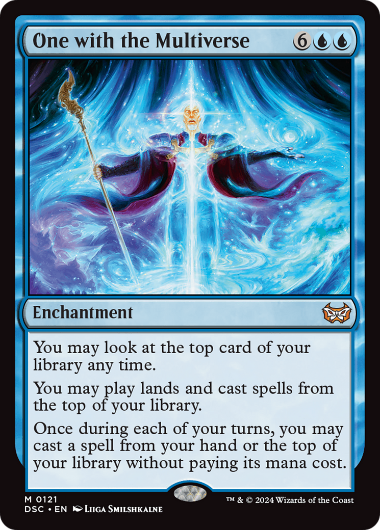 One with the Multiverse (DSC-121) [Duskmourn: House of Horror Commander] MTG Single Wizards of the Coast