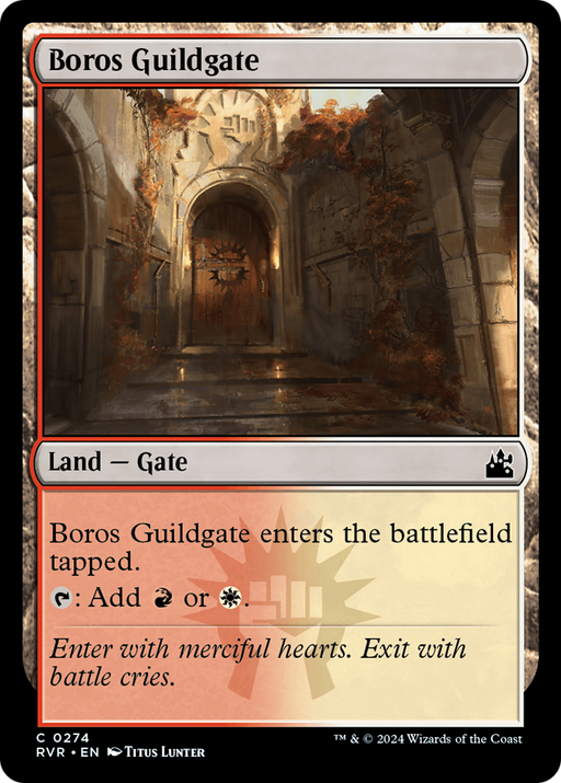 Boros Guildgate (RVR-274) [Ravnica Remastered] MTG Single Wizards of the Coast