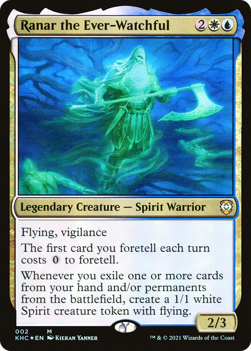 Ranar the Ever-Watchful (KHC-002) [Kaldheim Commander] MTG Single Wizards of the Coast
