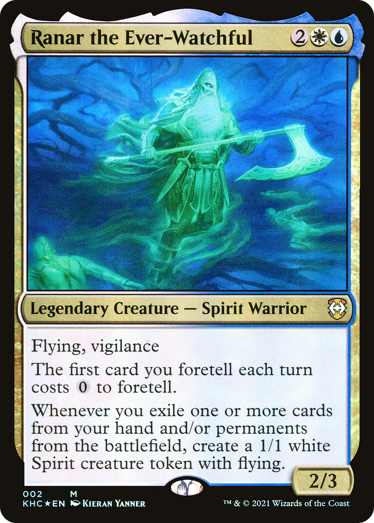 Ranar the Ever-Watchful (KHC-002) [Kaldheim Commander] Foil MTG Single Wizards of the Coast