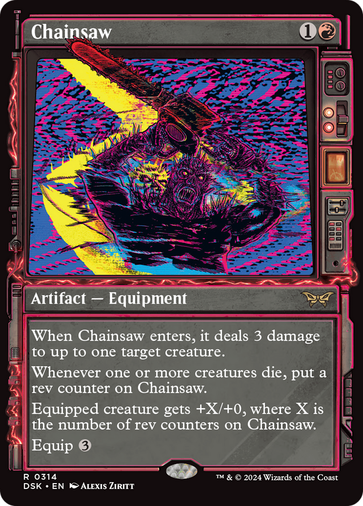 Chainsaw (DSK-314) [Duskmourn: House of Horror] (Showcase) MTG Single Wizards of the Coast