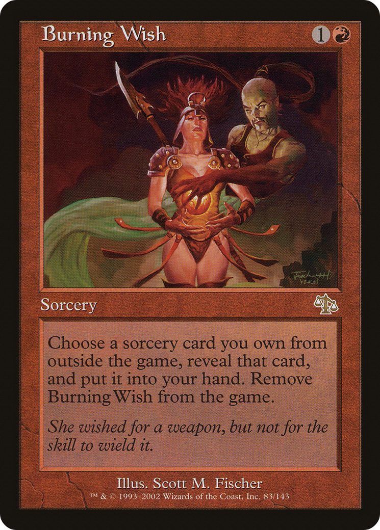 Burning Wish (JUD-083) [Judgment] MTG Single Wizards of the Coast