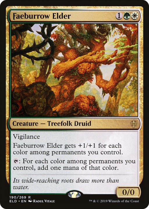 Faeburrow Elder (ELD-190) [Throne of Eldraine] MTG Single Wizards of the Coast